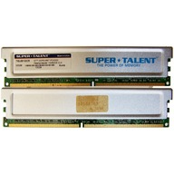 2GB (2X1) 667 PC 5300 SUPERTALENT 100% OK PuB