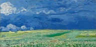 van Gogh - Wheatfield under thunderclouds, 50x100, OBRAZ NA PLÁTNE