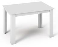 Jedálenský stôl KONGO 120X80 BIELY stolík do kuchyne obývačky UFC