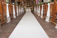 CHODNIK 25m za dywan do kościoła biały ślub 24h