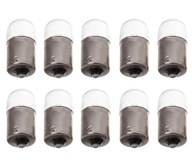 Лампочка 12v 10w ba15s g18 белый фара задняя 10 штук - фото