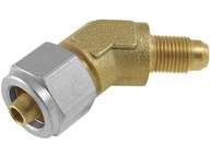 Соединитель угловая, корневая патрубка faro 135 степени  8mm m10x1