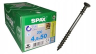 SPAX skrutky do terasovej dosky fasády 4,5x50 A2