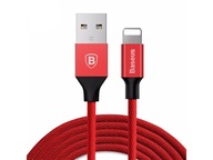 USB kábel - Apple Lightning Baseus 1,8 m červený