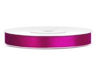 Saténová páska stuhy 25 m x 0,6 cm fuchsia