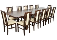 Duży stół +12 krzeseł 100x200/300 dostępne OD RĘKI