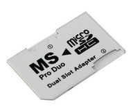 Adapter 2x MicroSD na MS ProDuo Pro Duo Dual