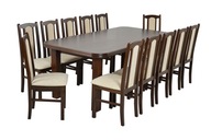12 Krzeseł + Stół rozkładany do 3m / Ada-meble
