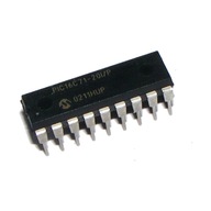 Mikrokontrolér 16C71-20I/P 8bit 20Mhz OTP DIP18