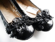 baleriny ATMO elastyczne czarne PRIMARK 36