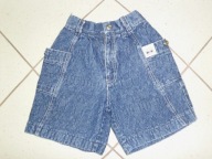 Spodenki krótkie jeans HAPPY CAR, rozm. 104/110
