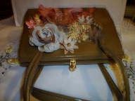 ANGIELSKA TOREBKA ARTYSTYCZNA.SKÓRA.SYLWESTER.KARNAWAŁ.