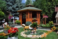 Altana z balami altany dom meble ogrodowe Wooddrew