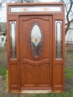 DRZWI ZEWNĘTRZNE DREWNIANE DWUSKRZYDŁOWE Dz6