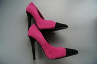 SZPILKI ROZOWE ZAMSZOPODO SZPILE NOWE 36 DUNNES 5