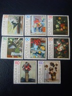 Polska - Fi. 3089-96 - kwiaty w malarstwie **