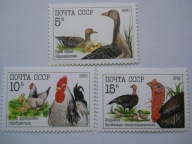 ZSRR - ptaki domowe - Mi. 6102-04 **