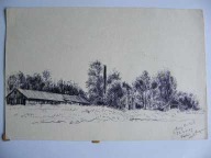 RYSUNEK KODEŃ NAD BUGIEM 1982 R