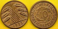 NIEMCY 10 Reichspfennig 1925 r. F