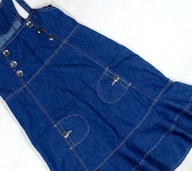 GEORGE SUPER SUKIENKA JEANS FALBANY 110-116