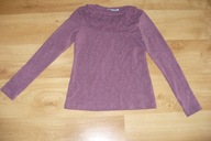 Sweter QUIOSQUE, fiolet, falbana, r. 36