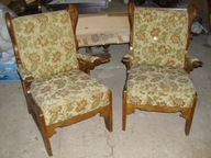 STYLOWE DWA FOTELE - WYPOCZYNKOWE