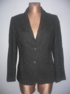 EKSKLUSIV MARYNARKA 100% WOOL grafitowa 36 38