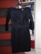 GREY WOLF czarna ołówkowa sukienka r. S