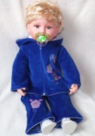 r. 62 dres dziecięcy chabrowy