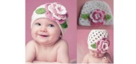 Czapka dziewczynki niemowlaka 12-18 miesięcy