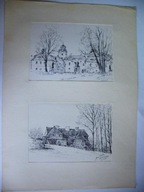 2 RYSUNKI KSIĄŻ WAŁBRZYCH 1984 ROK