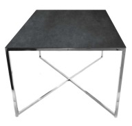 Stolik spiek kwarcowy 80x80x40 luksus BLEND czarny