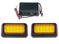 Комплект 2 фар led + регулятор błyskowe 12v 24v rs фото, цена