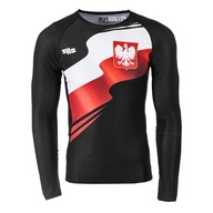 Pit Bull Rashguard tričko Poľsko LS Black R. XL