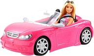 Barbie Car Glam Cabriolet + FPR57 Cabrio bábika