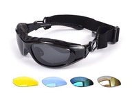 Okuliare okuliarov pre motor na bicykli UV400 + vymeniteľné okuliare