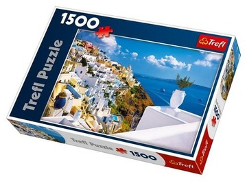 PUZZLE SANTORINI GRECJA 1500 EL TREFL