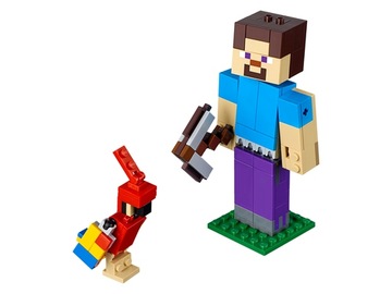 LEGO Minecraft 21148 Стив с попугаем + БЕСПЛАТНО