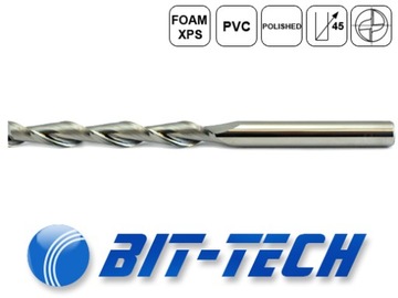 Фреза VHM 2p 8мм x 45мм 100 СТИРОДУР ПЕНА ДЕРЕВО