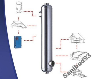 B500 HEXONIC теплообменник для бассейна