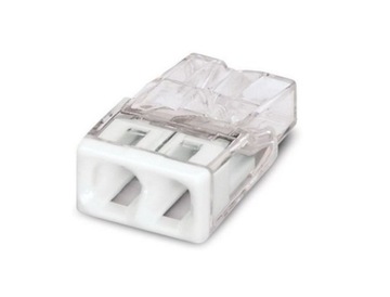 SZYBKOZŁĄCZKA WAGO ZŁĄCZKA PODWÓJNA do puszek 2x0,5-2,5mm² 100 sztuk