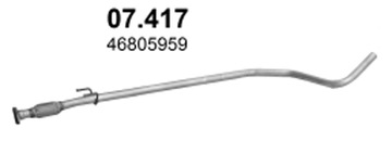 фото thumb №1, Труба средняя fiat stilo 1.2 2001-2003