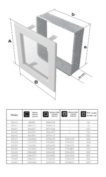 ~ ВЕНТИЛЯЦИОННАЯ РЕШЕТКА КАМИНА 11х24 кремовый