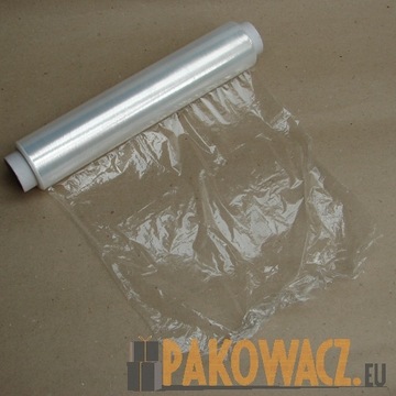 FOLIA STRETCH SPOŻYWCZA TRANSPARENT 30cm/300m