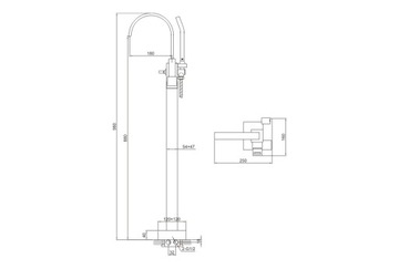 Bateria wannowa AXIS QF1165N KOHLMAN