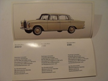 ПРОСПЕКТ 1967 КАТАЛОГ MERCEDES personenwaage