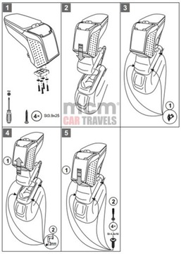 фото thumb №16, Подлокотник з адаптер do citroen c-elysee, 2012- , arm2-black