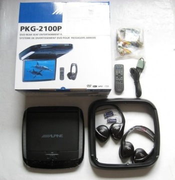 ALPINE PKG-2100P ВЫСОЧАЙШЕЕ КАЧЕСТВО, KRK, DVD, DivX