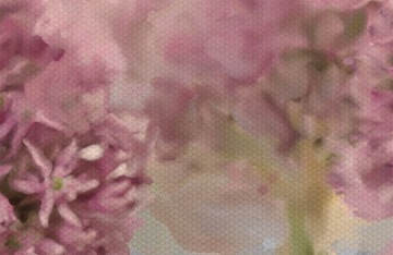 038 Картина на холсте ЦВЕТЫ 120х50см
