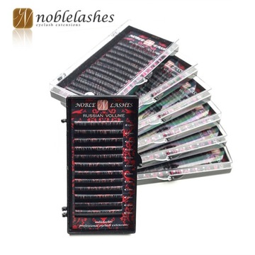 РУССКИЕ ОБЪЕМНЫЕ ресницы 0,12 С+ 11мм NOBLE LASHES